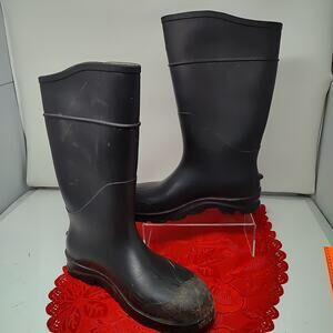 MENS Size 10 Hardened Toe RUBBER SAFETY Boots SERVUS BY HONEYWELL MADE IN USA